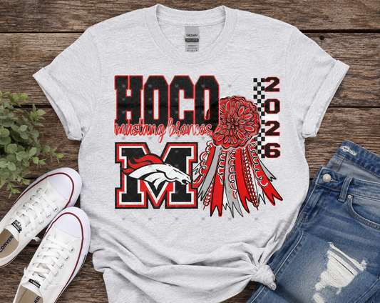 Mustang Broncos HOCO DTF Transfer