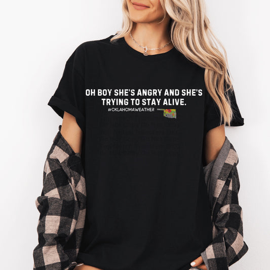 She’s Angry- White DTF Transfer