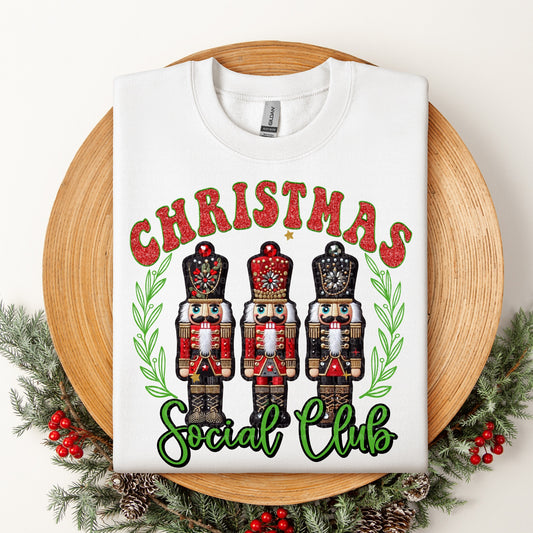 Christmas Social Club Nutcrackers DTF Transfer