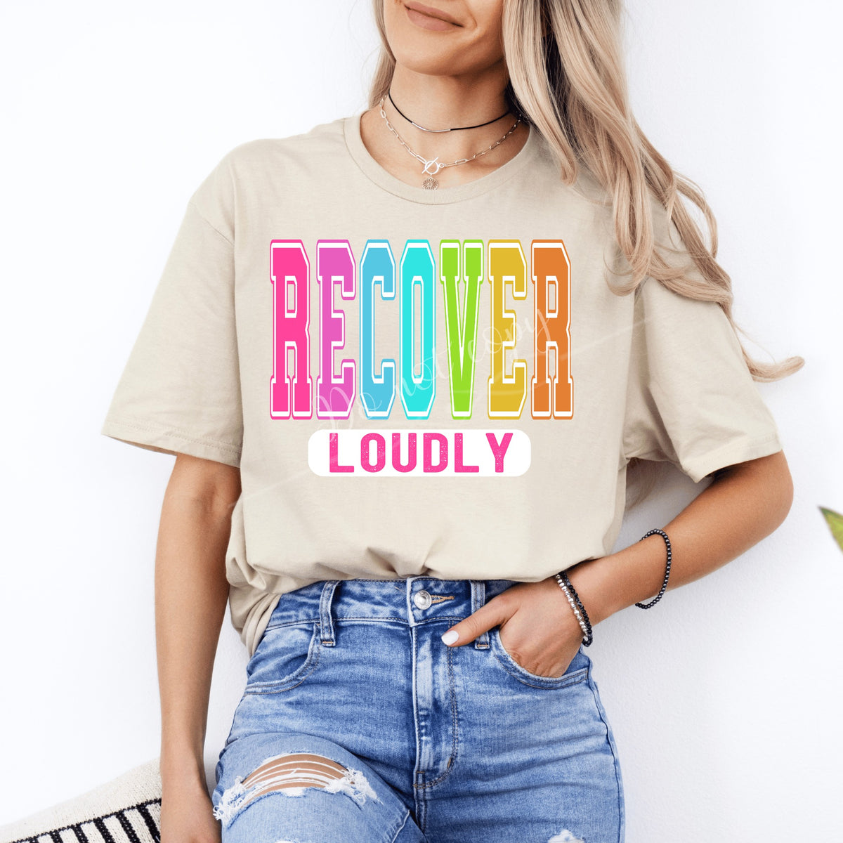 Recover Loudly DTF Transfer