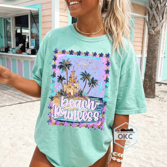 Beach Princess DTF Transfers