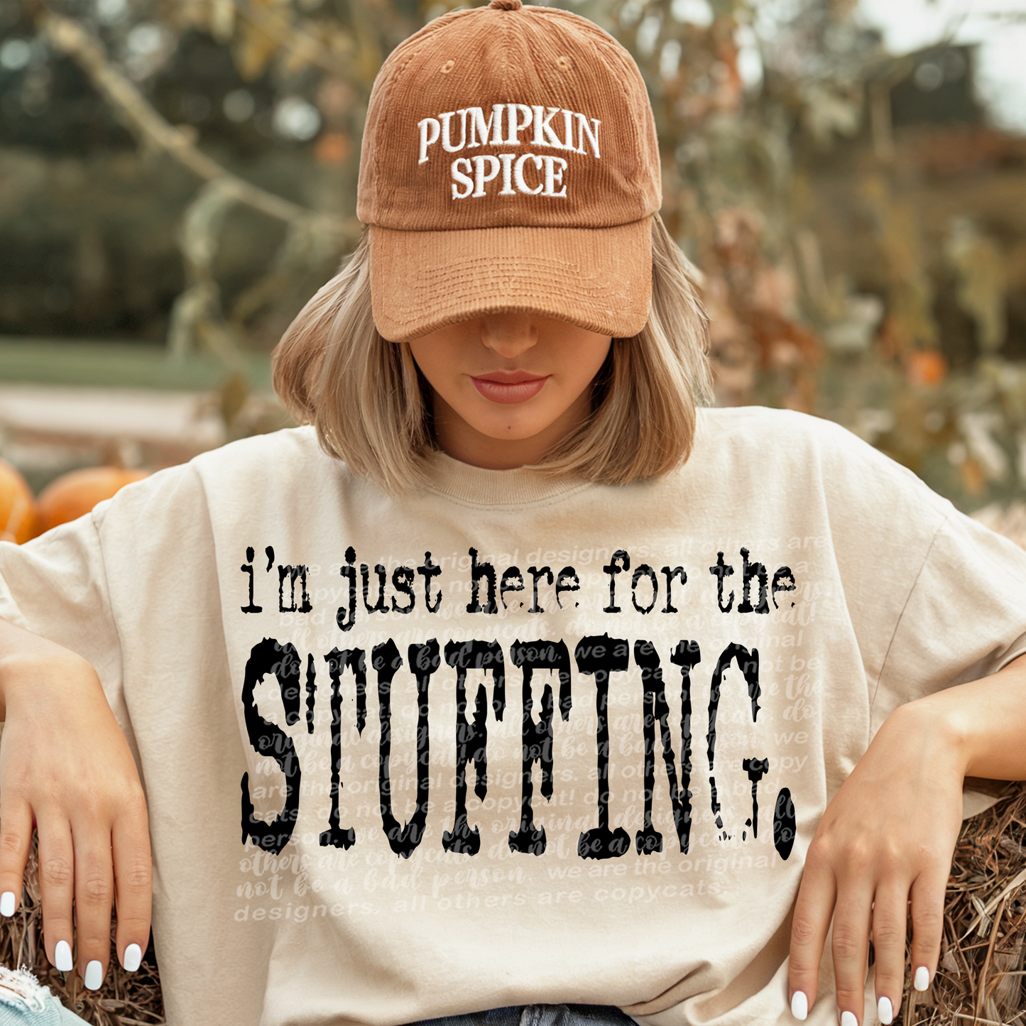 I’m Just Here For The Stuffing Typography DTF Transfer