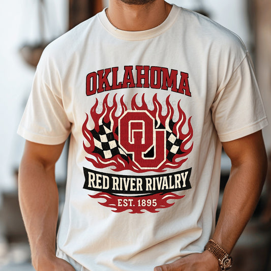 Red River Rivalry- Oklahoma DTF Transfer