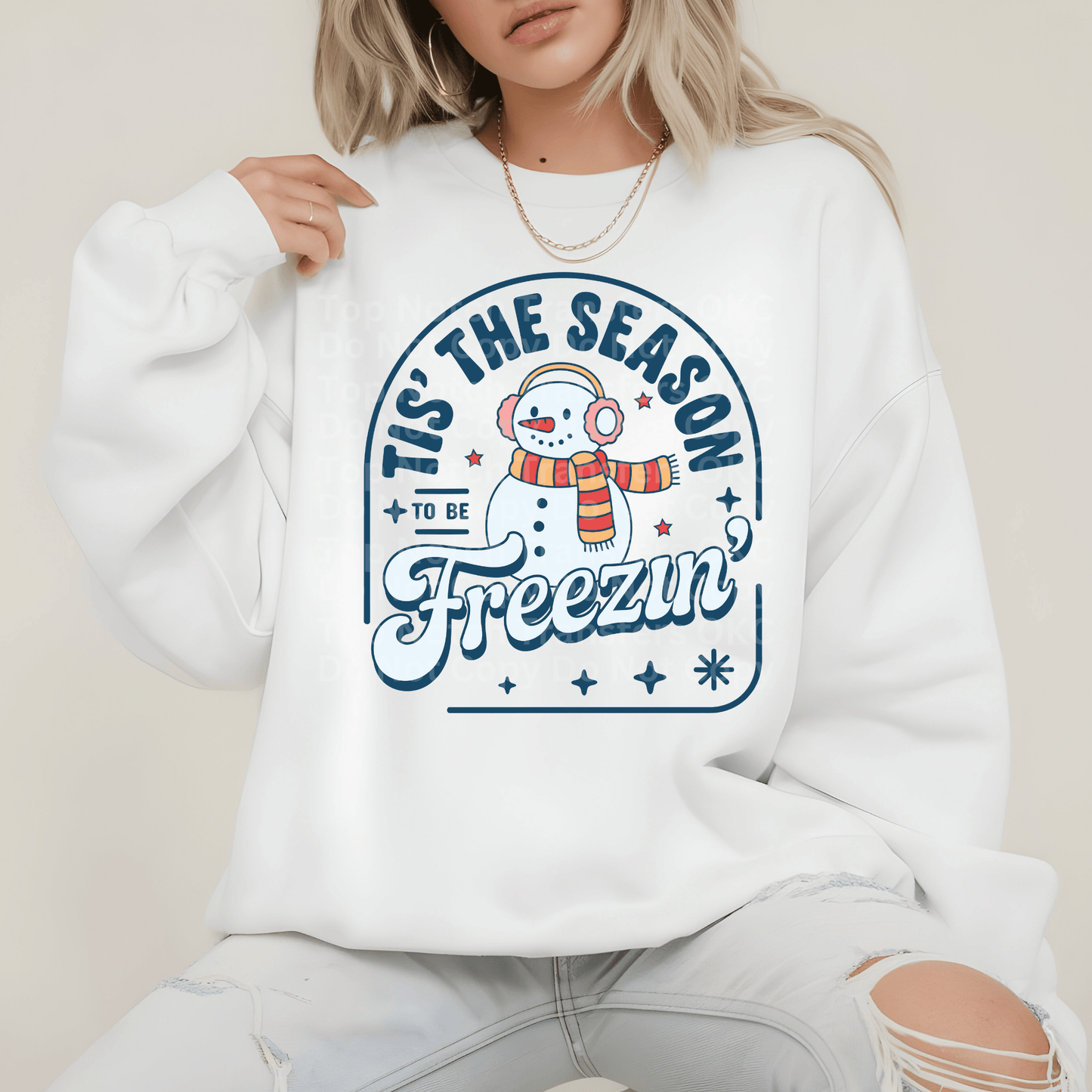 Tis The Season To Be Freezin’ DTF Transfer