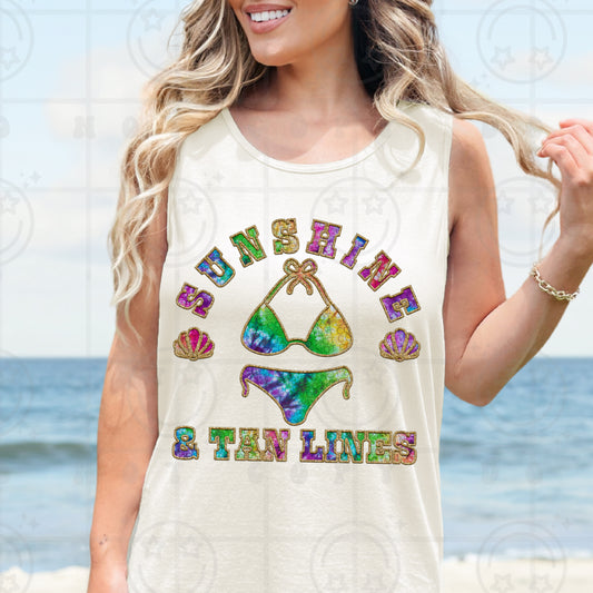 Sunshine & Tan Lines DTF Transfer