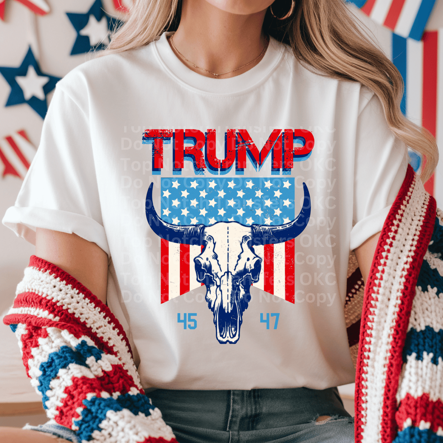 Trump 45 47 DTF Transfer
