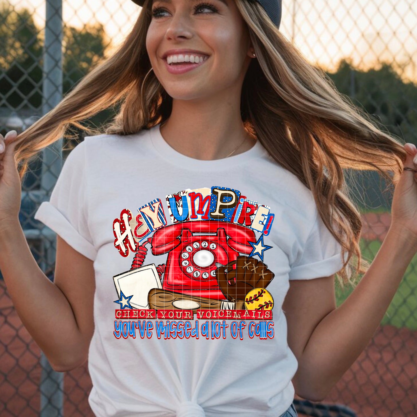 Hey Umpire Softball DTF Transfer