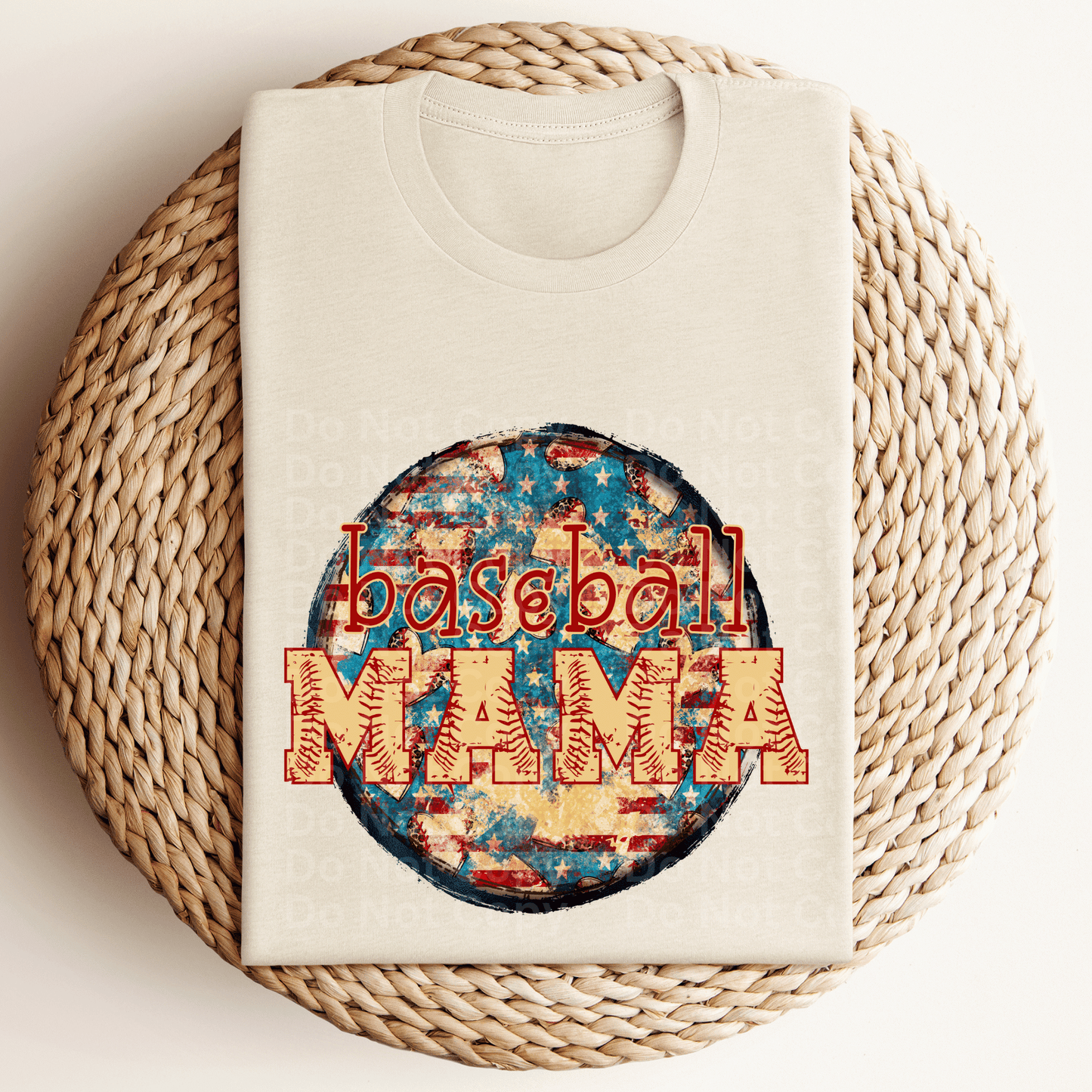 Baseball Mama DTF Transfer