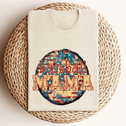 Baseball Mama DTF Transfer