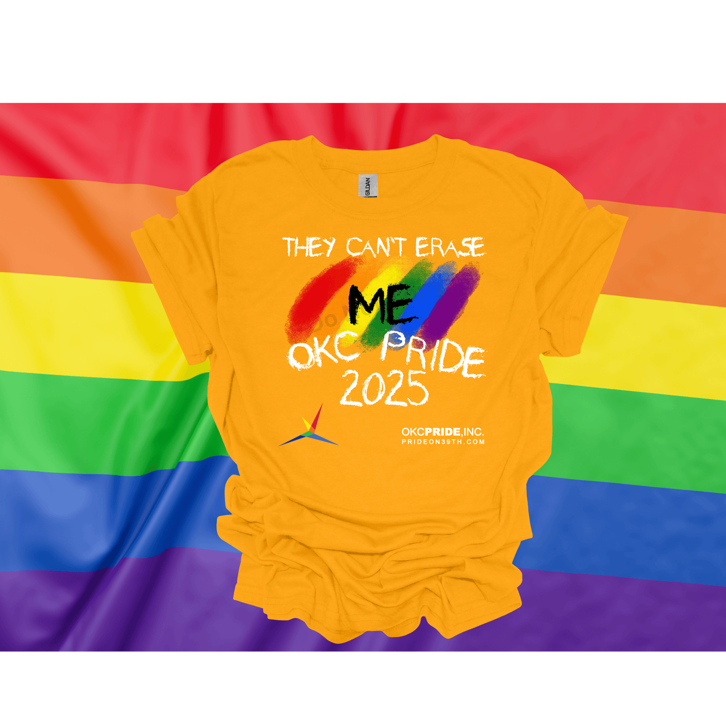 2025 OKC Pride T-Shirt- They Can’t Erase Me