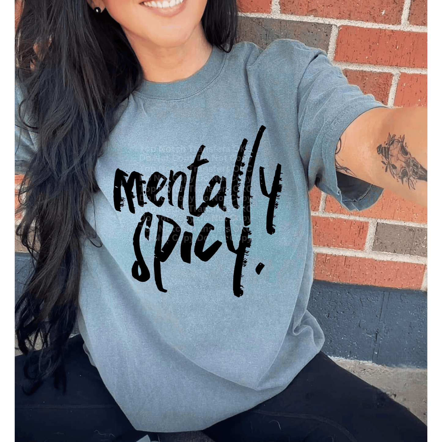 mentally spicy. DTF Transfer