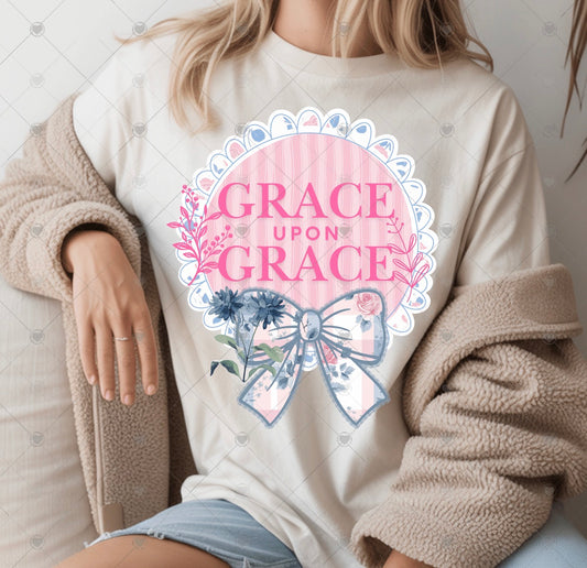 Grace Upon Grace DTF Transfer