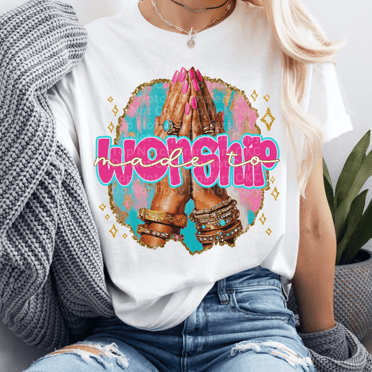 Made To Worship DTF Transfer