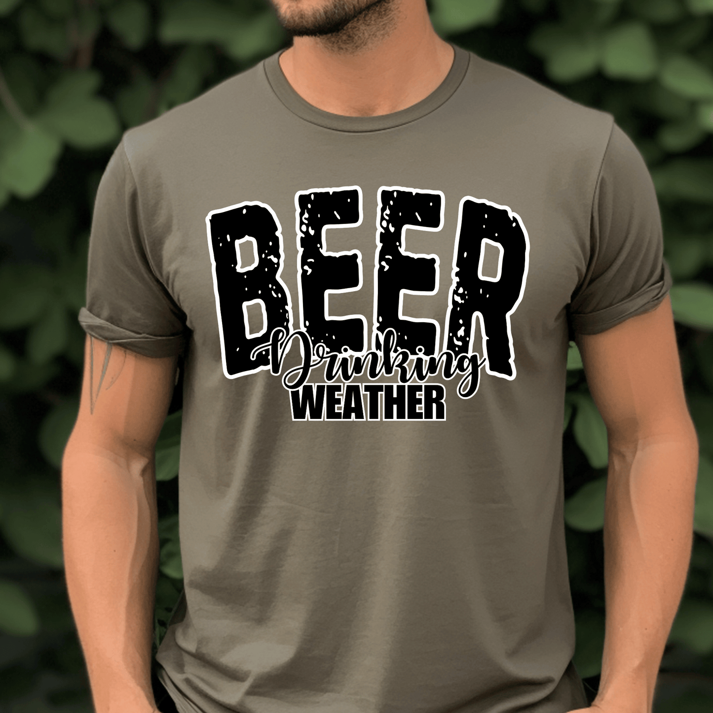 Beer Drinking Weather DTF Transfer