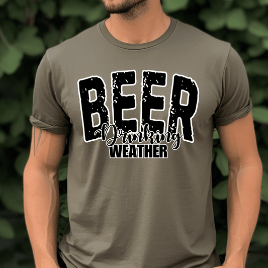 Beer Drinking Weather DTF Transfer
