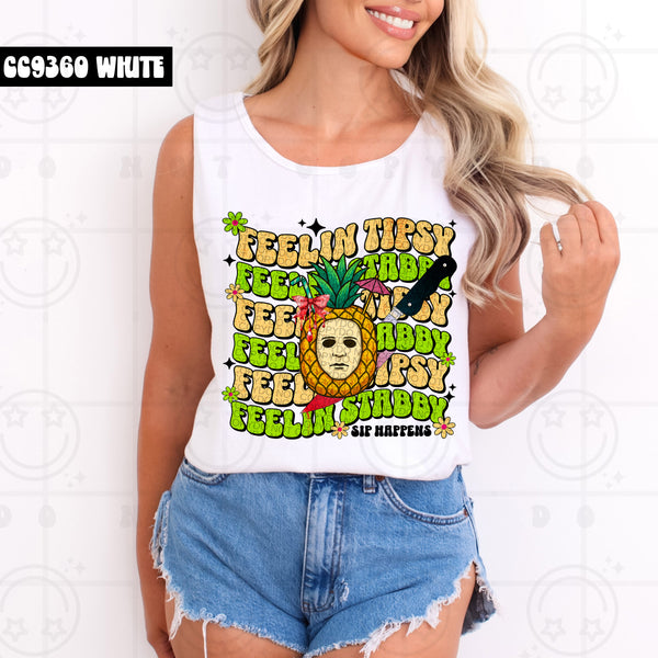 Feelin’ Tipsy Sip Happens 2 DTF Transfer