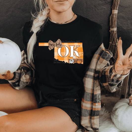Oklahoma Fall 1 DTF Transfer