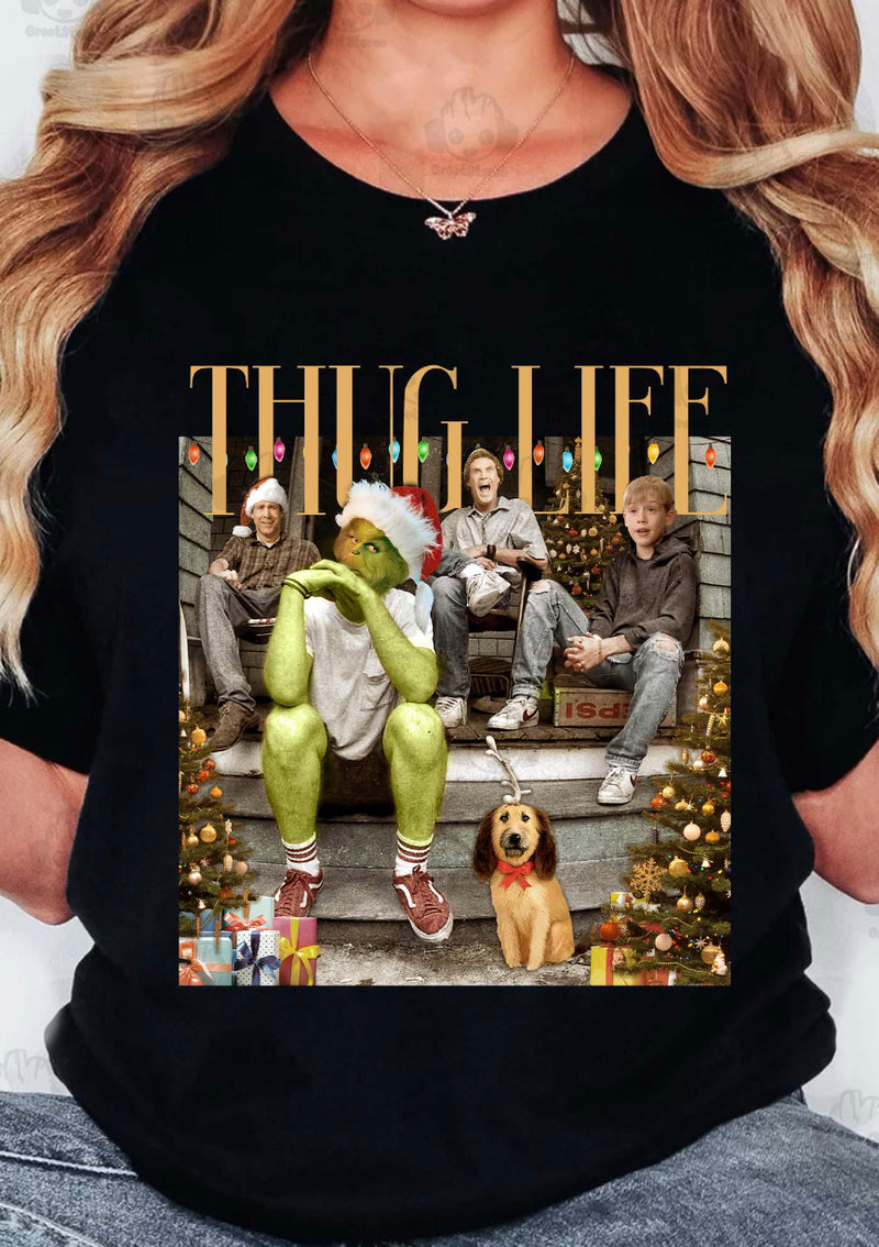 Christmas Thug Life DTF Transfer