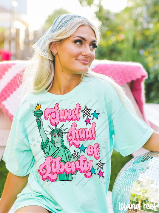 Sweet Land Of Liberty DTF Transfers