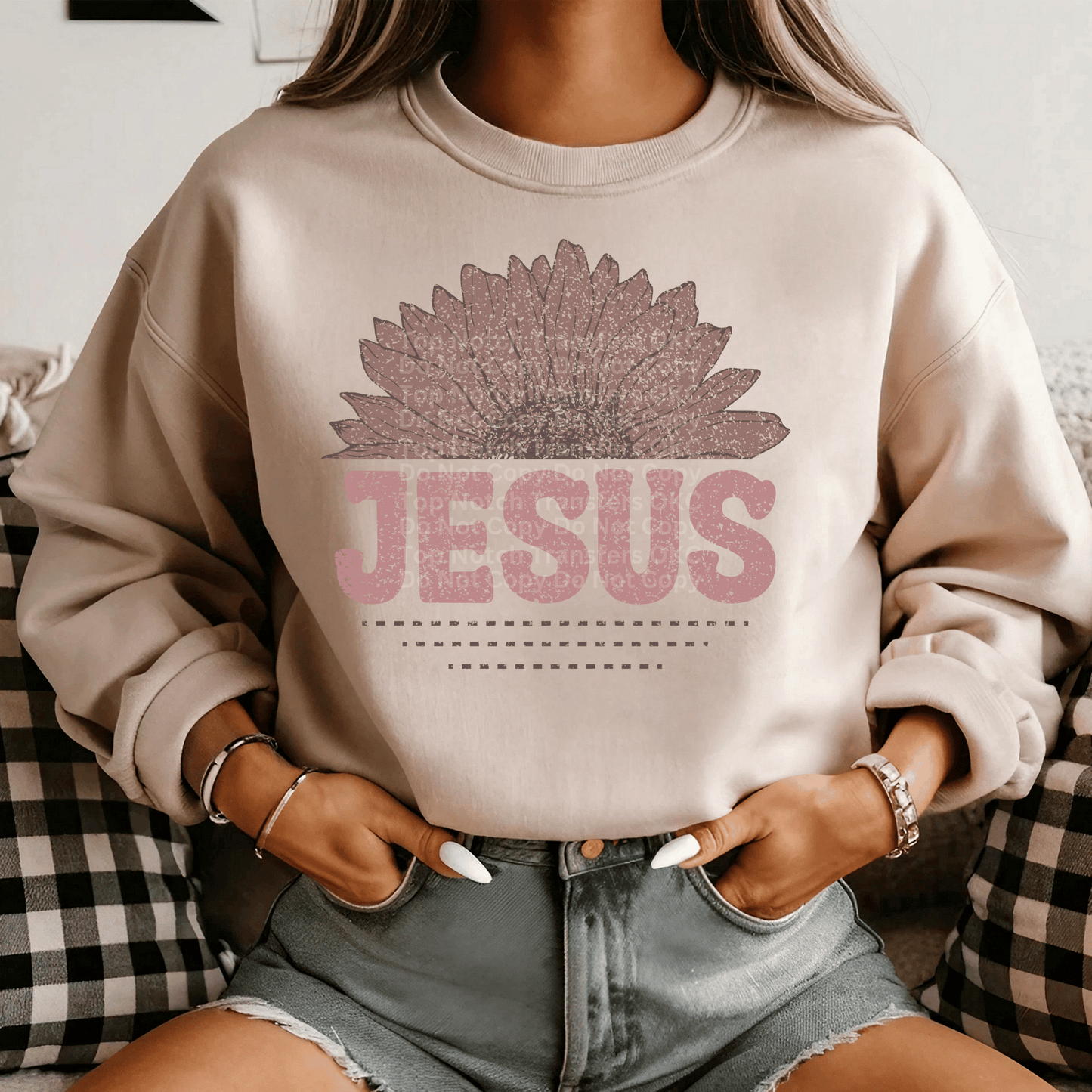 Jesus DTF Transfer