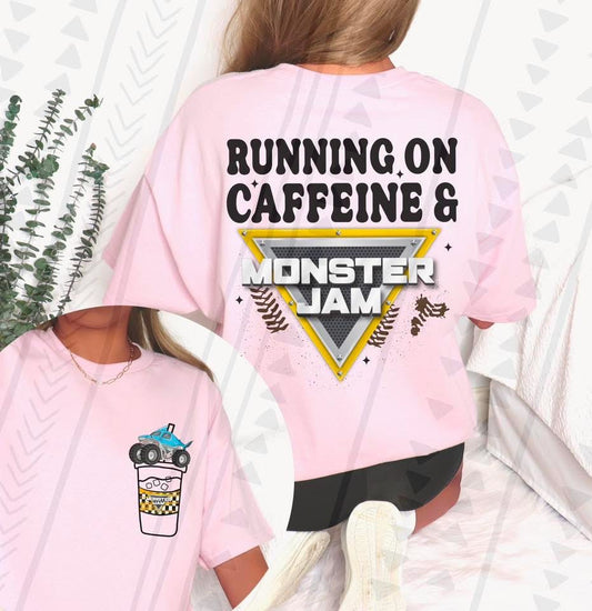 Running on Caffeine & MJ 8 DTF Transfer