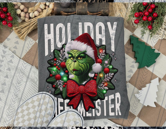 Holiday Cheermeister White DTF Transfer