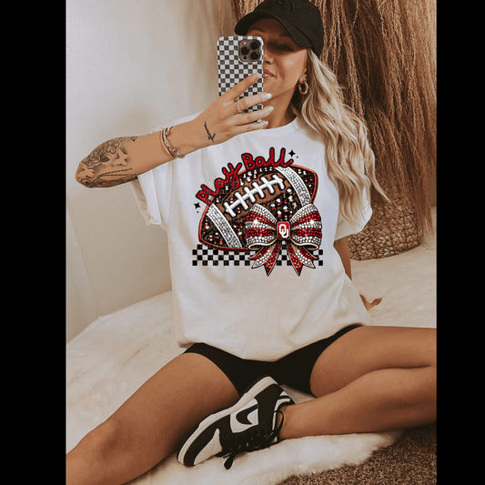 Play ball Sooners DTF Transfer