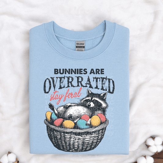 Bunnies Are Overrated DTF Transfer