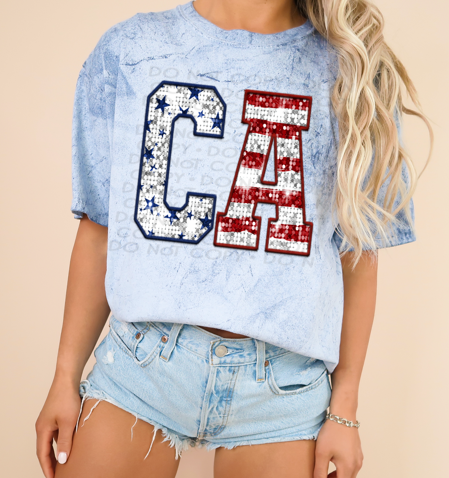 California - Patriotic States DTF Transfer