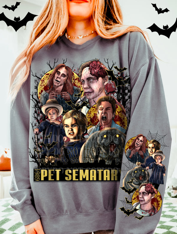 Pet Sematary *Optional long sleeve design* DTF Transfer