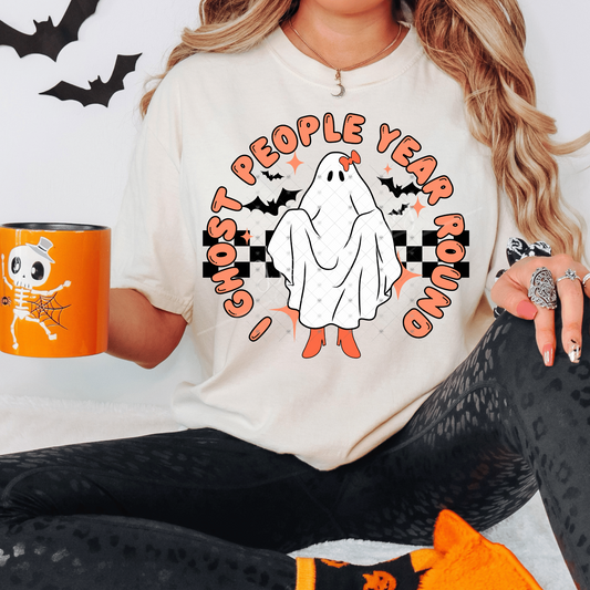 I Ghost People Year Round Orange DTF Transfer