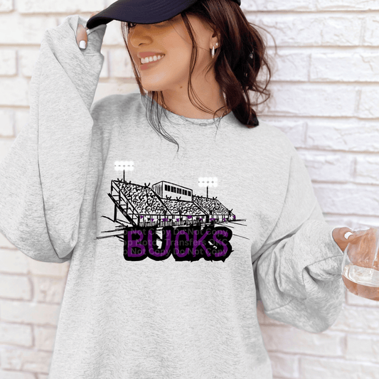 Bucks Football Stands DTF Transfer