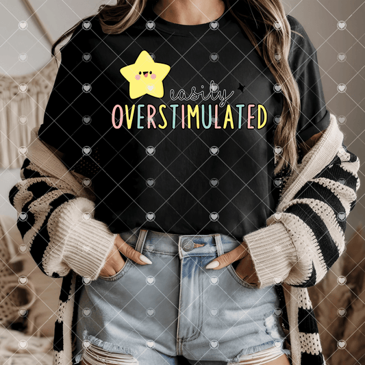 Easily Overstimulated DTF Transfer