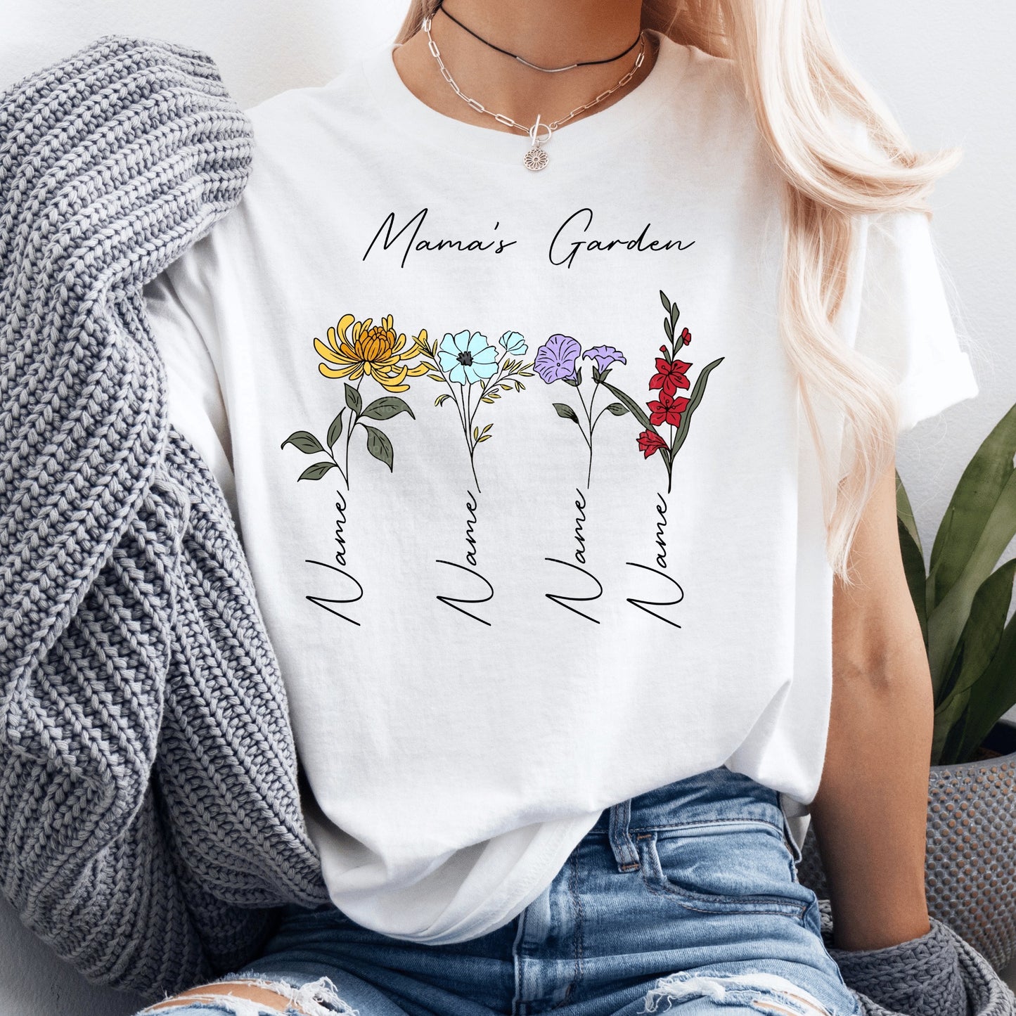Mama’s Garden *Custom- leave months & names in checkout notes*