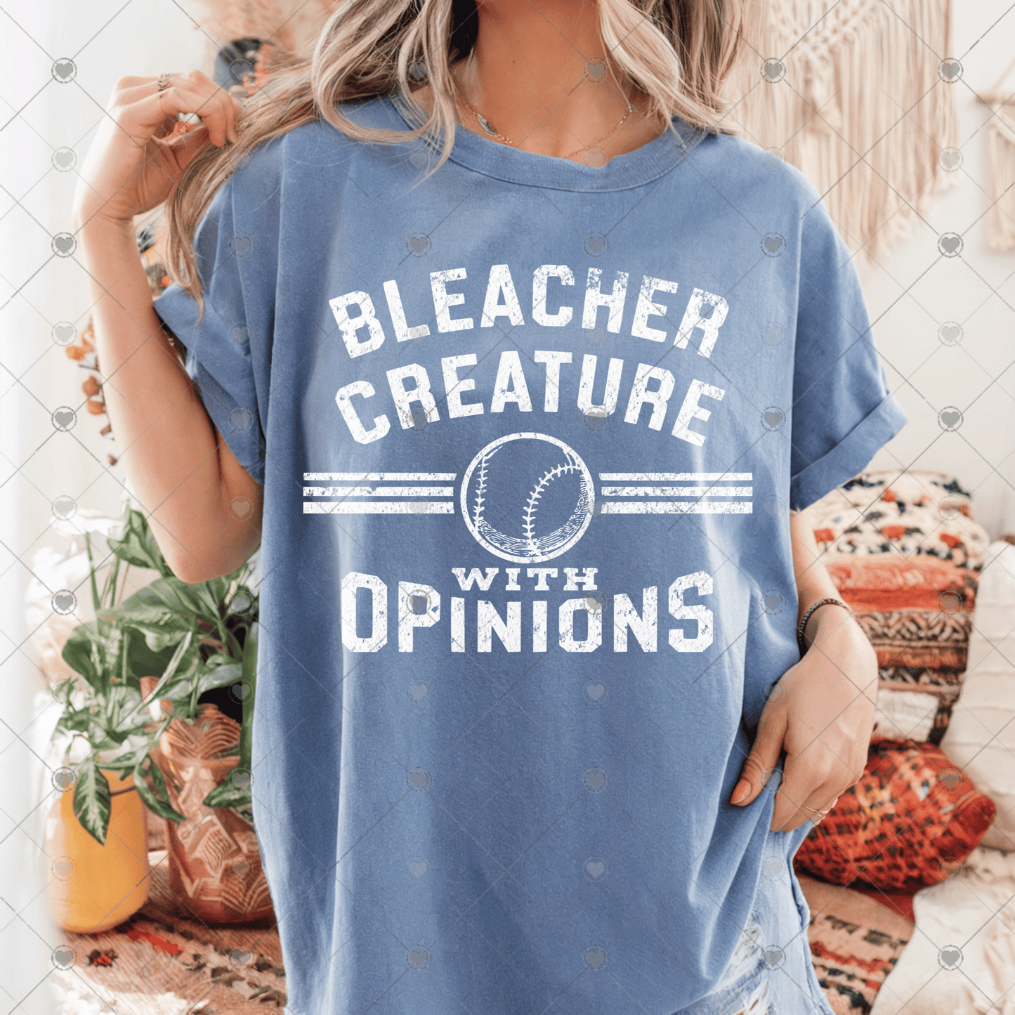 Bleacher Creature with Opinions White DTF Transfer