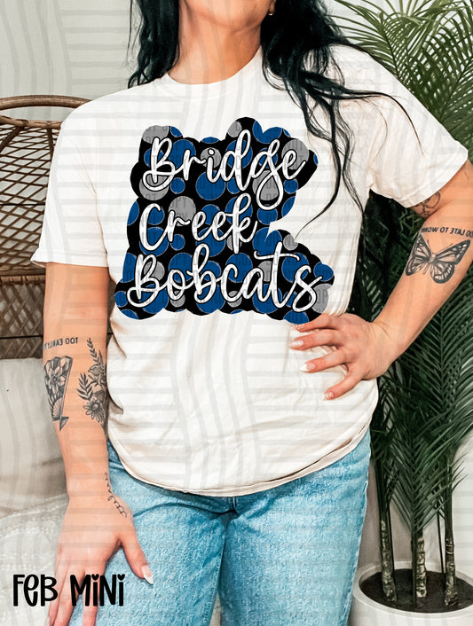 Bridge Creek Bobcats DTF Transfer