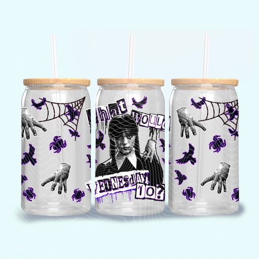 WWWD Purple UV DTF 16oz Cup Wrap *Gravitees Bur Bundle 8_25*
