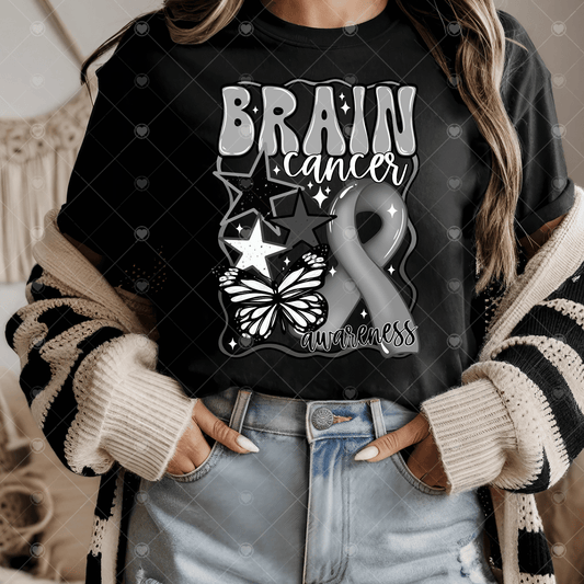 Brain Cancer Awareness DTF Transfer