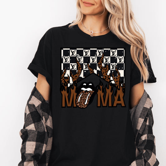 Mama Brand Leopard Tongue DTF Transfer