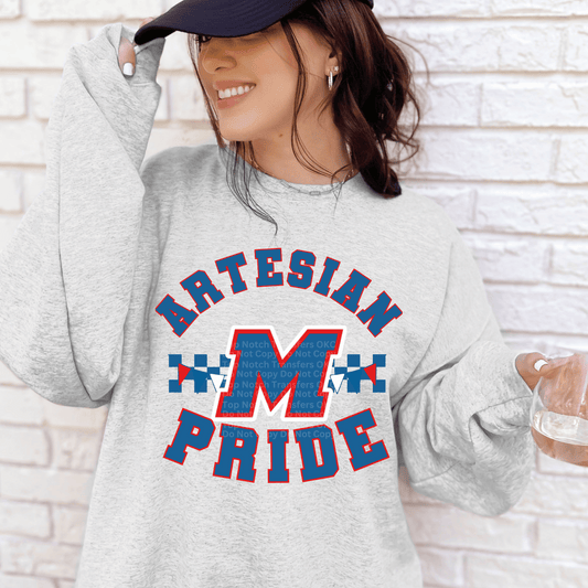 Martinsville Artesians Pride DTF Transfer