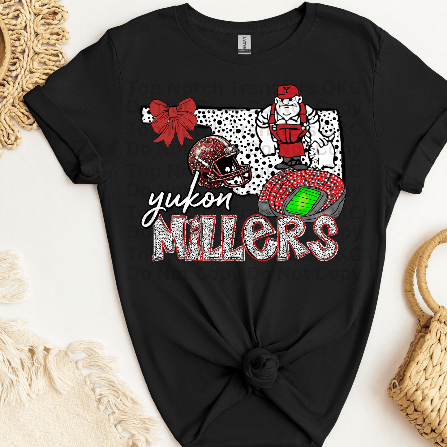 Yukon Millers w/ Dalmation print DTF Transfer