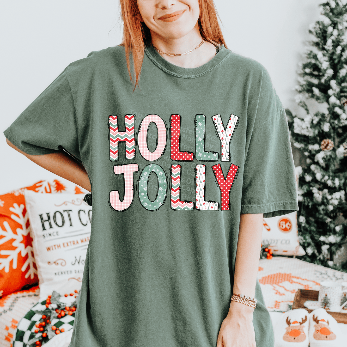 Holly Jolly DTF Transfer