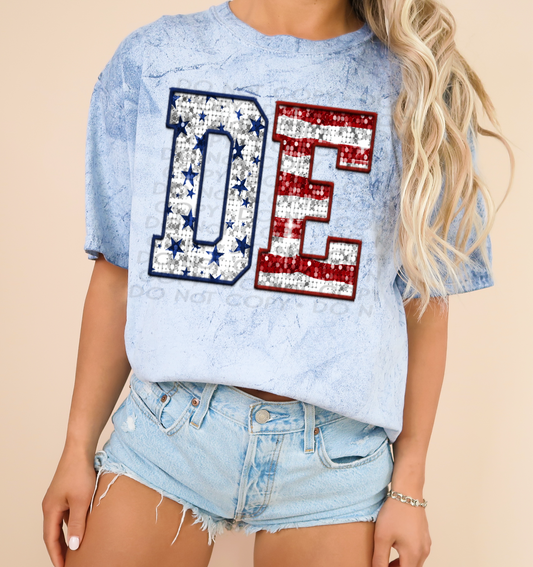 Delaware- Patriotic States DTF Transfer