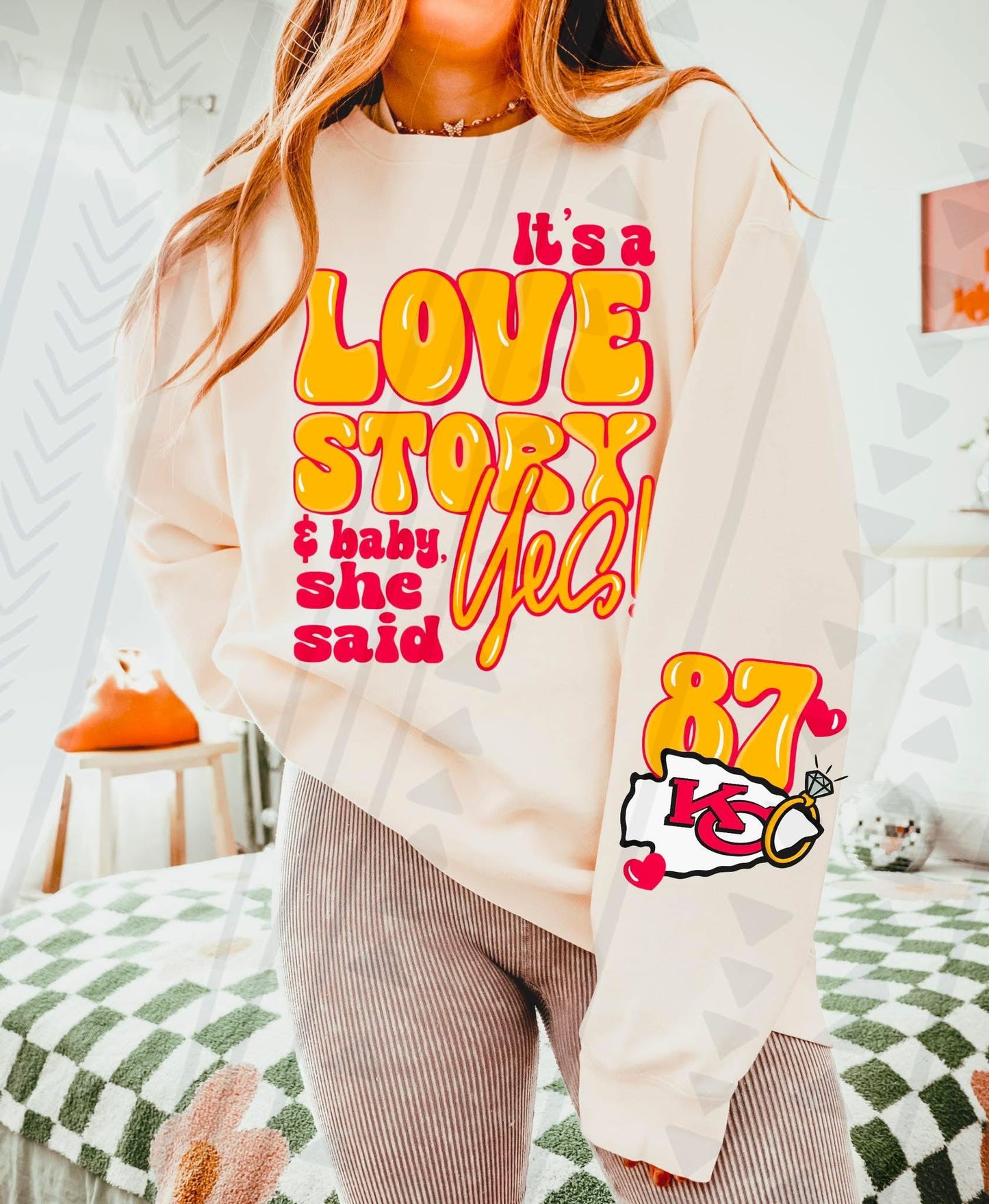 TS It’s A Love Story DTF Transfer
