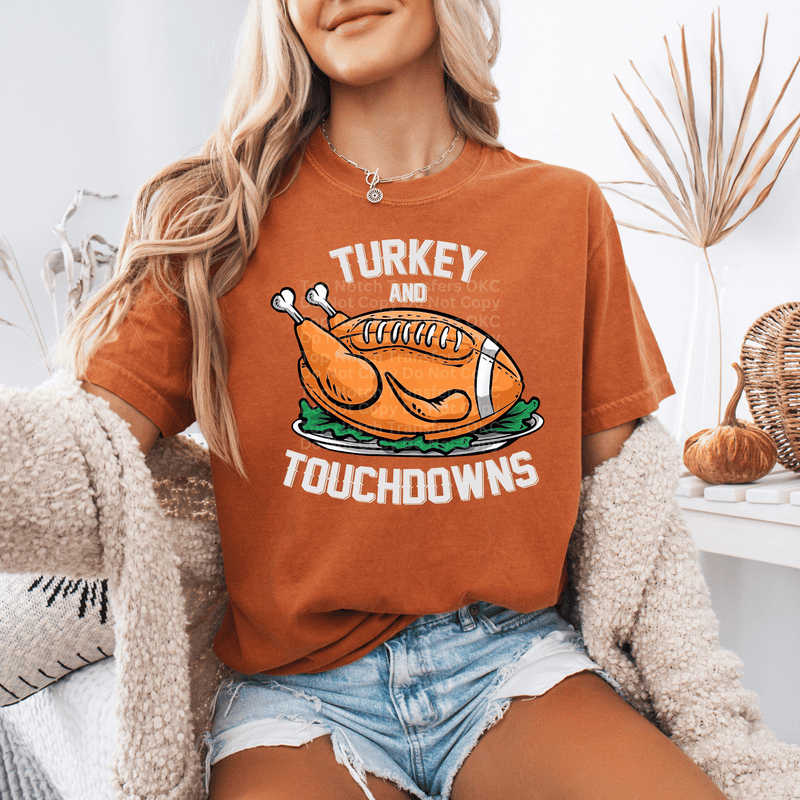 Turkey and Touchdown's DTF Transfer
