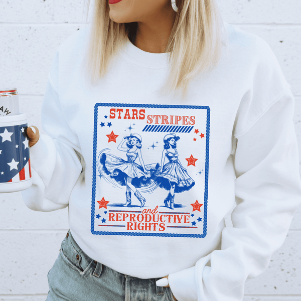Stars, Stripes & Reproductive Rights DTF Transfer
