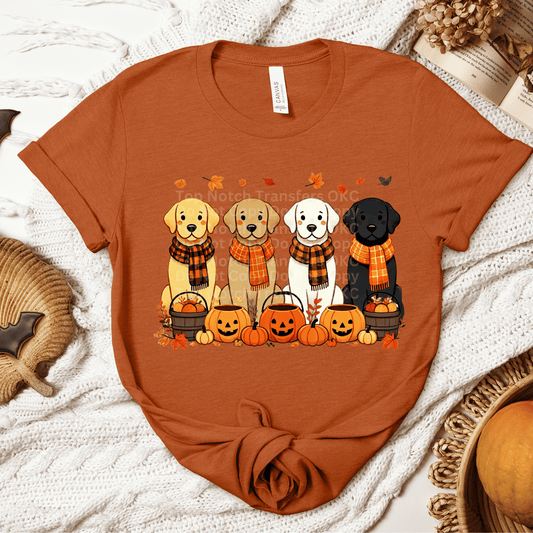 Fall Puppies DTF Transfer