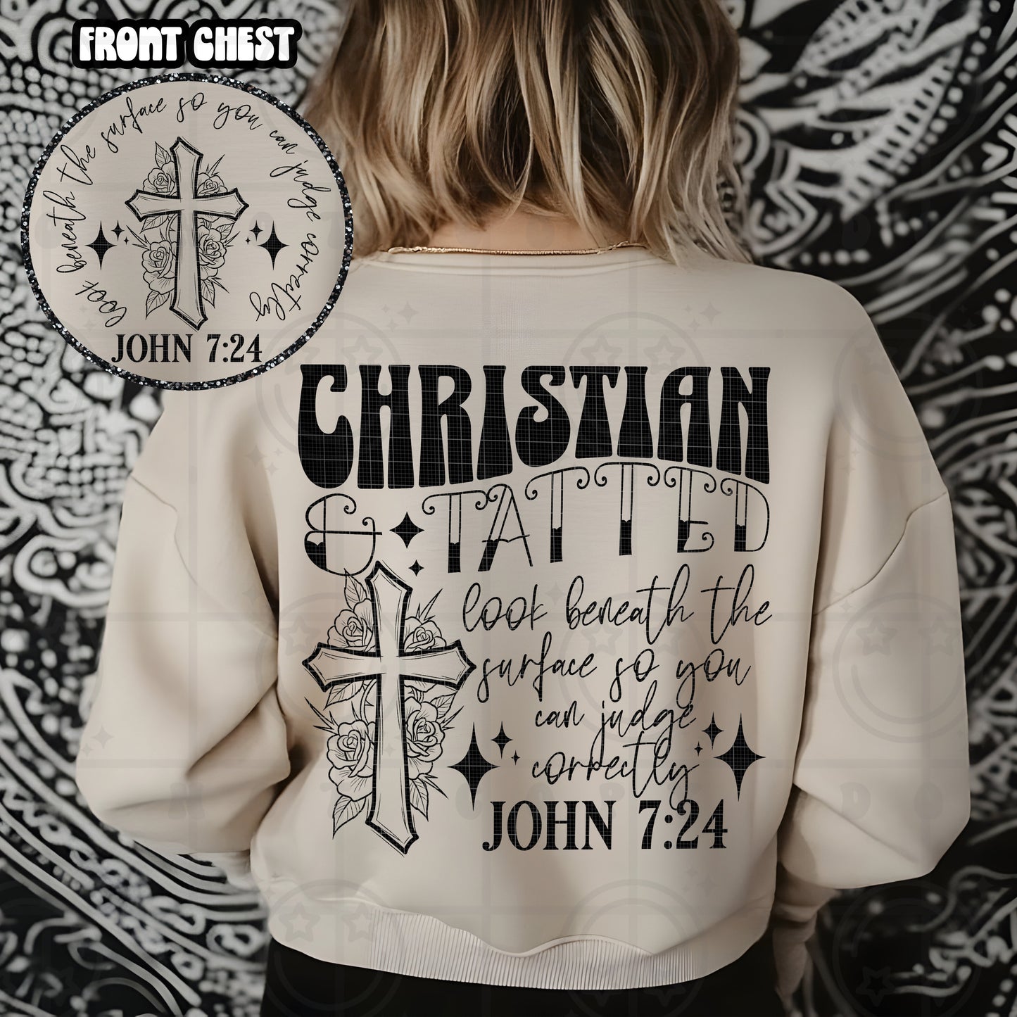 Christian & Tatted DTF Transfer