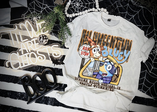 Halloweentown Blue Heeler DTF Transfer