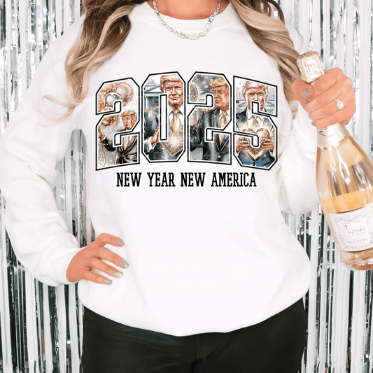 Trump 2025 New Year New America DTF Transfer